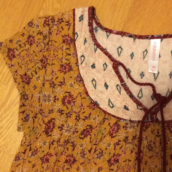Short sleeve boho shirt - Picture 3 of 3
